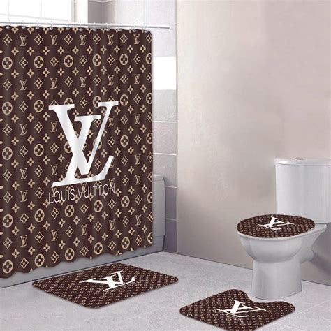 LOUIS VUITTON SHOWER CURTAINS – MY luxurious home.